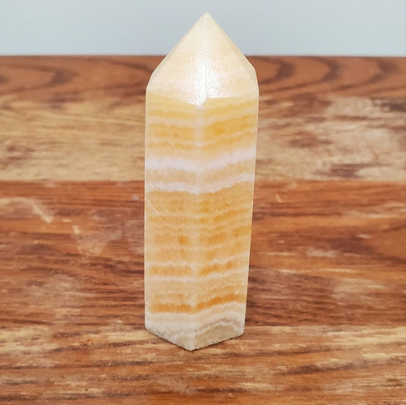 Orange Calcite Crystal Tower - Picture 1 of 7